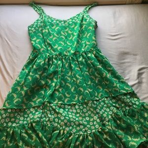 Lauren Conrad Green Dress.